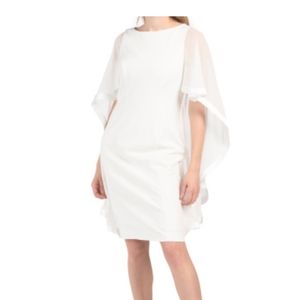 Jessica Howard cascading cocktail dress